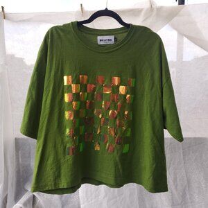 COPY - Green Metallic Checked Shirt